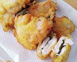 ささみの梅しそはさみ揚げ作り方7写真