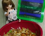 リカちゃん♡水菜となめこのかおり和えⱄ作り方10写真