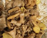 お肉と蓮根とさつまいもの甘酢炒め作り方7写真