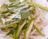 レンジで簡単！もやしとザーサイのおつまみ作り方1写真