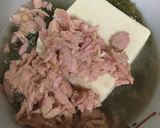めかぶと豆腐のツナ和え作り方2写真
