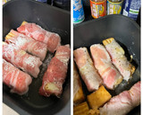 厚揚げの豚肉巻き☆ソーセージフライ弁当作り方3写真