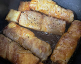 厚揚げの豚肉巻き☆ソーセージフライ弁当作り方4写真
