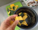 最速の金曜日のカレー（冷凍かぼちゃ）作り方2写真