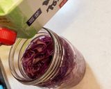 紫キャベツとお豆の副菜☆甘酢漬けキャベツ作り方4写真