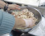サラダ菜巻きシュウマイ（志津学区）作り方2写真
