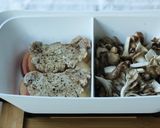豚ロースとりんごの蒸焼き＆キノコのソテー作り方9写真