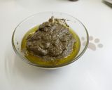 サンマのコンフィ　タプナード・ソース添え作り方4写真