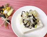 ごま油香る～白ねぎと塩昆布のせ冷奴作り方4写真