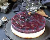 葡萄のレアチーズケーキ*ハロウィンにも♡作り方37写真
