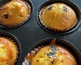 蒸しパン風さつまいもカップケーキ作り方6写真