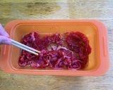 電子レンジで作るスタミナ丼作り方1写真