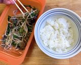 電子レンジで作るスタミナ丼作り方6写真