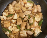 豆腐、鳥ささみ、ししとう味噌炒め！☆作り方5写真