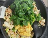 つるむらさきとオクラのチャーハン作り方7写真