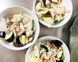 レンジ肉無中華風うどん味白菜回鍋肉風作り方10写真