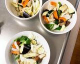 レンジ肉無中華風うどん味白菜回鍋肉風作り方13写真
