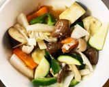 レンジ肉無中華風うどん味白菜回鍋肉風作り方14写真