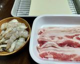 プリプリ海老と豚バラ肉の春巻き♪作り方1写真