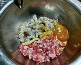 プリプリ海老と豚バラ肉の春巻き♪作り方2写真