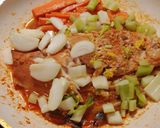 煮魚リメイクで和風スパ作り方4写真
