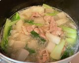 上品な味わい!蕪と豚こまの旨酒煮作り方6写真