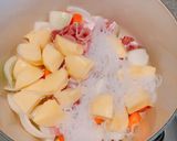 豚キムチのようなキムチ入り肉じゃが♪作り方2写真