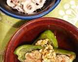 食べるnutsauceでピーマン肉詰め作り方4写真
