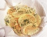 レンジで簡単☆基本のポテトチップス塩作り方7写真