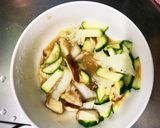 隙間埋めレンジ白菜椎茸洋風温野菜サラダ作り方9写真
