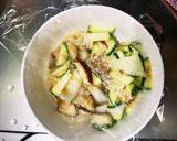 隙間埋めレンジ白菜椎茸洋風温野菜サラダ作り方10写真