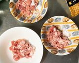 レンジもやし入きな粉マヨポン甘酢酢豚作り方3写真