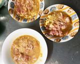 レンジもやし入きな粉マヨポン甘酢酢豚作り方4写真