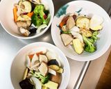 肉無簡単きな粉味噌コクマヨ炒味春雨炒め煮作り方12写真