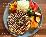 余ったご飯deお好み焼き作り方14写真
