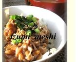 朝からモリモリ♪おツナねばねば納豆丼♪作り方4写真