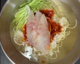 韓国風グルメ・ムルフェ冷素麺♪(水刺身)作り方8写真