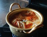 おうち韓国★ツナと豆腐でピリ辛キムチチゲ作り方3写真