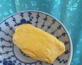 鉄のフライパンでつくる卵一個のオムレツ作り方9写真