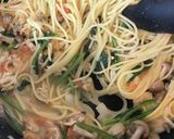 栄養士＊あさりのトマトクリームパスタ作り方5写真