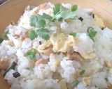 卵とカシューナッツの中華風チャーハン作り方7写真