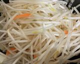 若鶏の砂肝ともやし炒め用のカット野菜作り方2写真