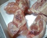 ガーリックソルトとぶつ切り鶏のスープ煮作り方1写真