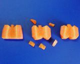 ＊カボチャ＊にんじん飾り切り作り方3写真