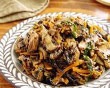 ☆簡単☆ご飯のお供！大葉入り鯖のひじき煮作り方6写真