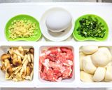 豚こま肉と冷凍のナスと里芋の生姜みそ焼き作り方1写真