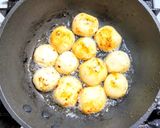 豚こま肉と冷凍のナスと里芋の生姜みそ焼き作り方3写真