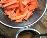 自然の甘み！☆にんじんの味噌きんぴら作り方1写真