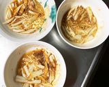 肉無チクワクリーミーシーフード味野菜炒め作り方9写真