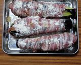 ヨウサマの減塩長なすのひき肉豚バラ巻き作り方6写真